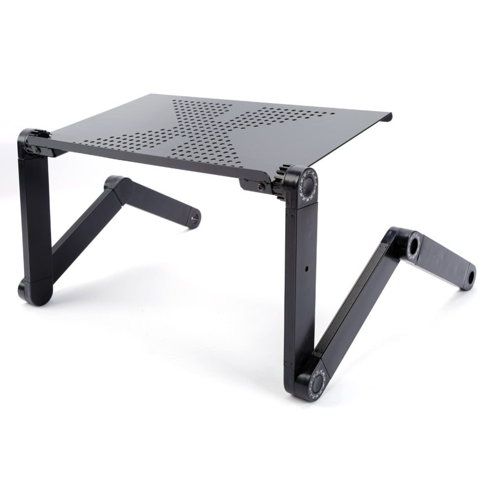 Portable Folding Laptop Desk – Adjustable Lap Table for Sofa & Bed