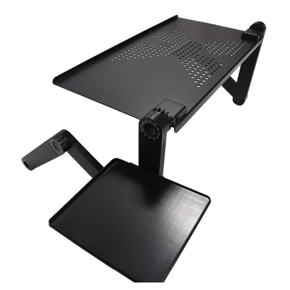 Portable Folding Laptop Desk – Adjustable Lap Table for Sofa & Bed
